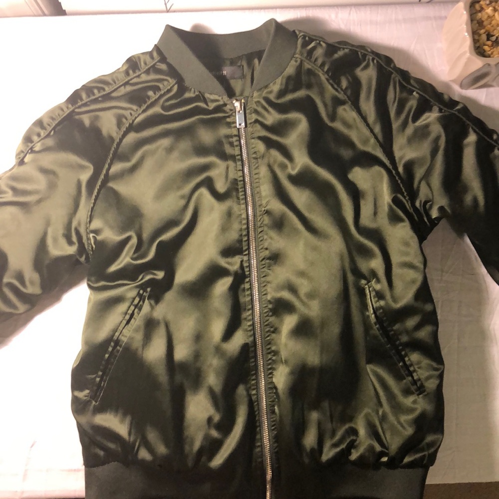 Olive Bomber Jacket